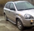 Hyundai Tucson 2004-2010г.в.-Пороги с листом d-60